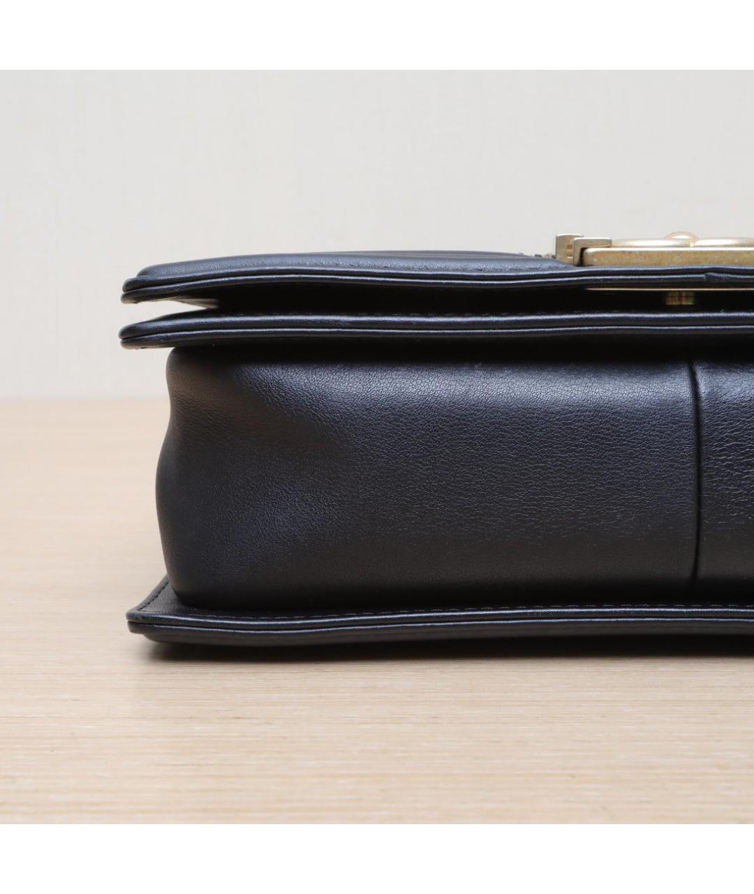 CHANEL Коричневая кожаная сумка через плечо, фото 9