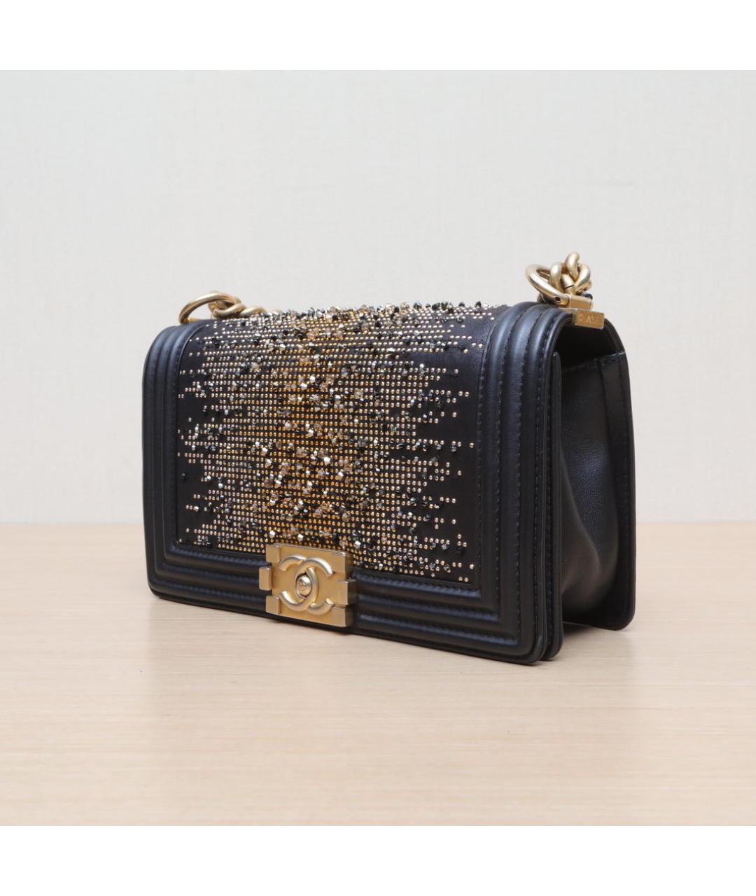 CHANEL Коричневая кожаная сумка через плечо, фото 4