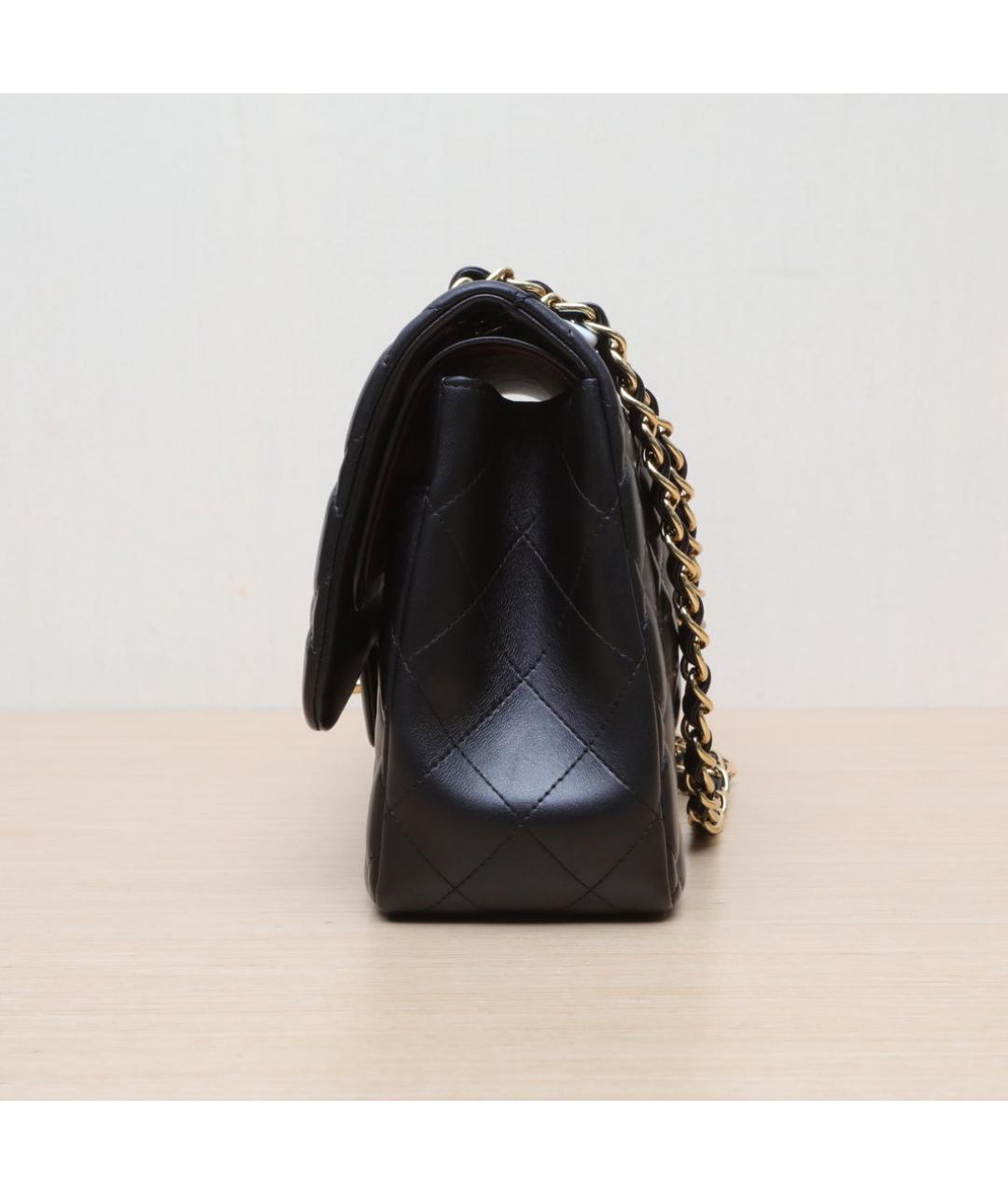 CHANEL Черная кожаная сумка через плечо, фото 5
