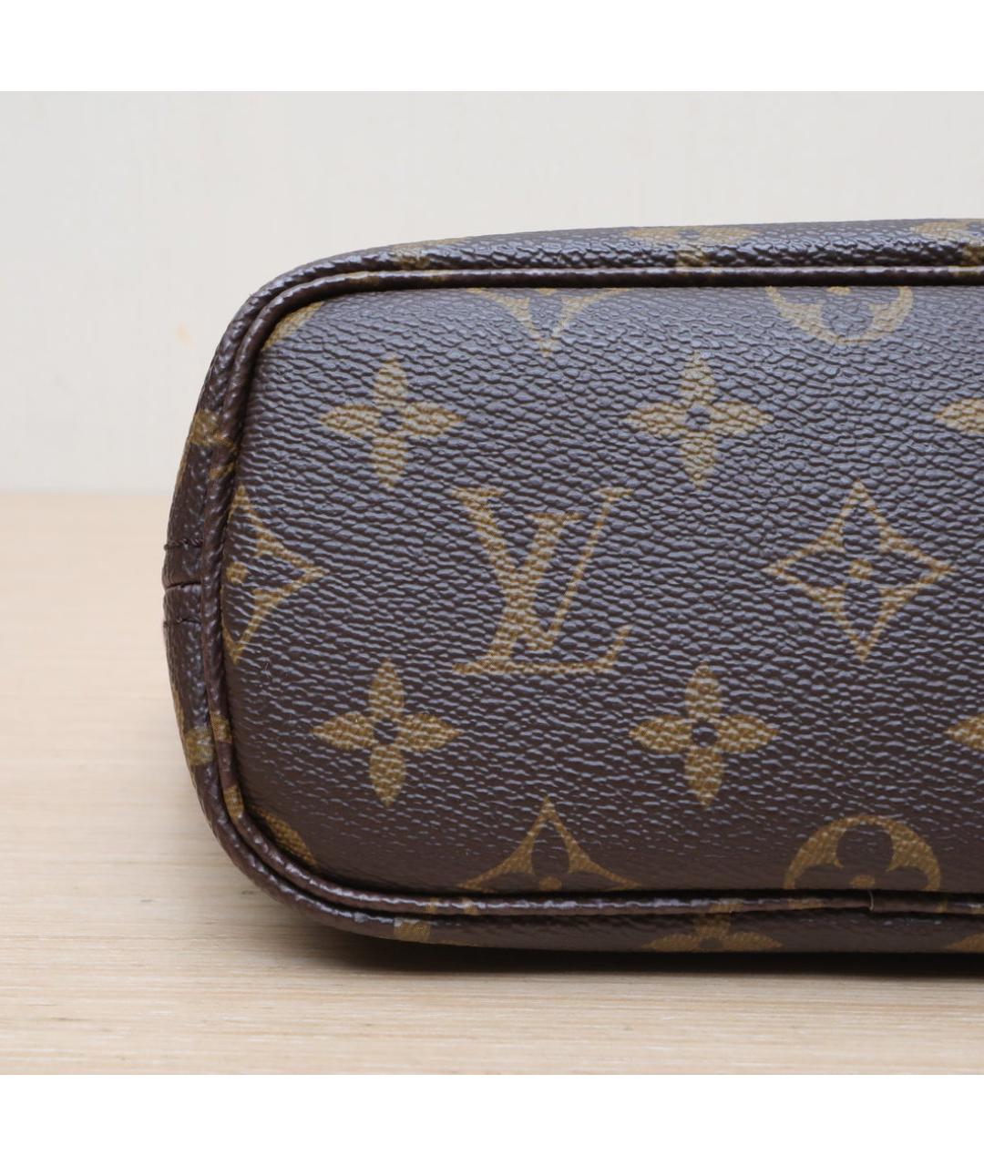 LOUIS VUITTON Коричневая кожаная сумка через плечо, фото 9