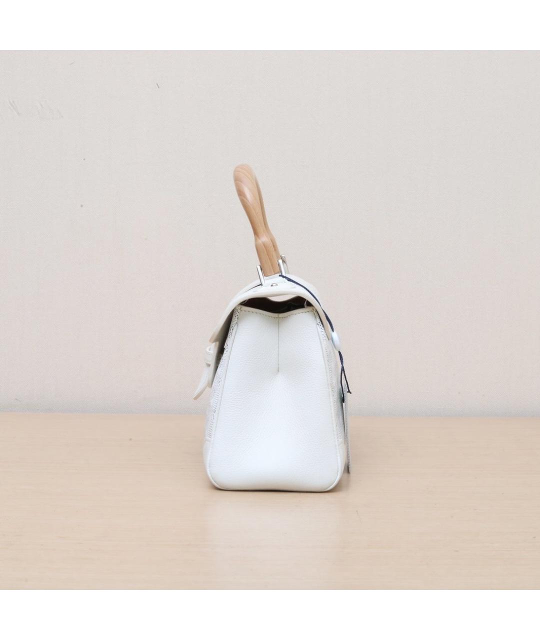 GOYARD Белая кожаная сумка через плечо, фото 5