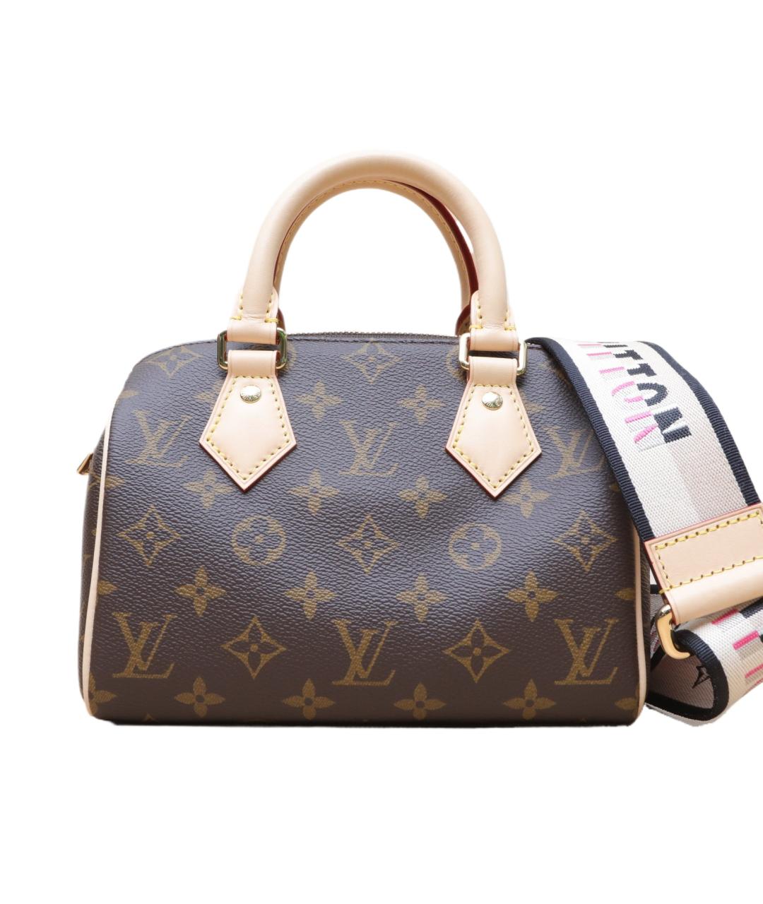 LOUIS VUITTON Коричневая кожаная сумка через плечо, фото 1