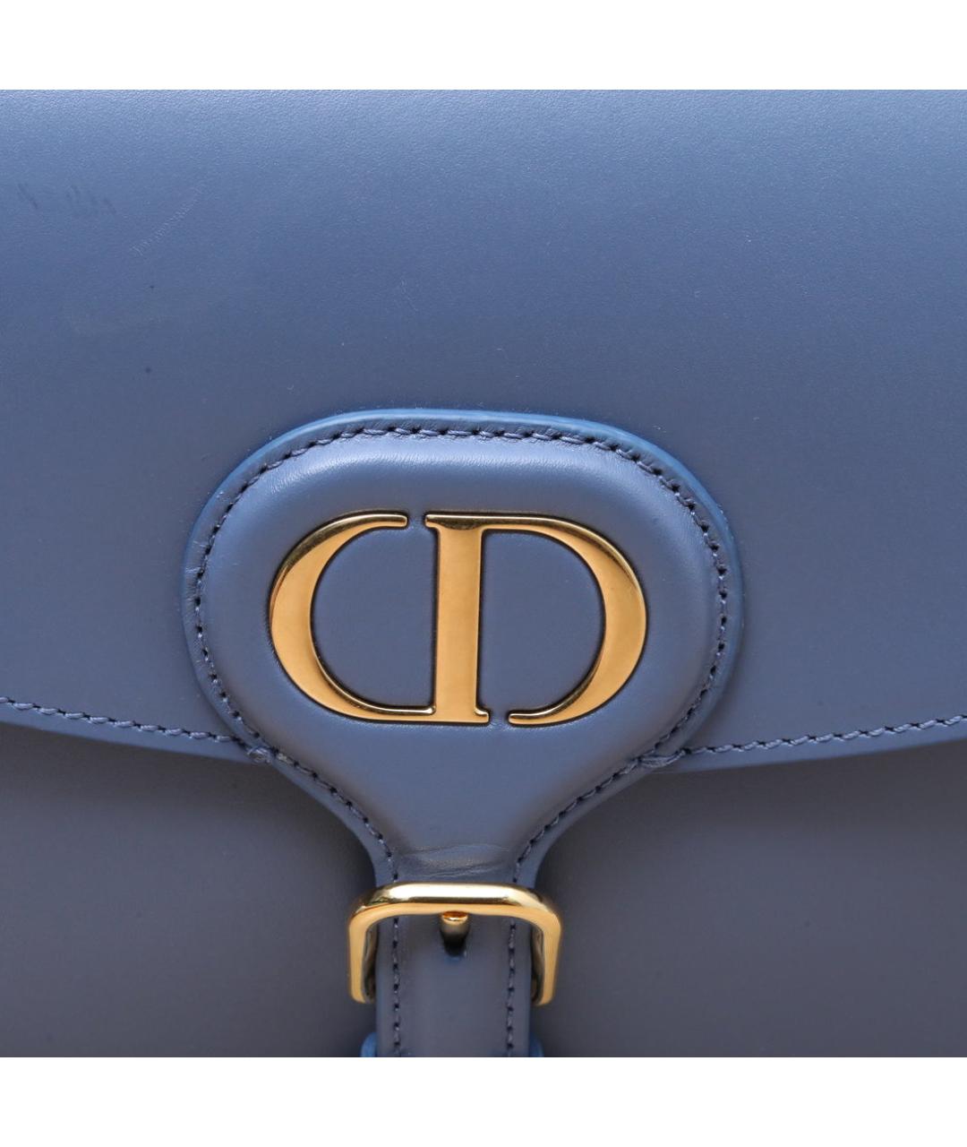 CHRISTIAN DIOR Синяя кожаная сумка через плечо, фото 8