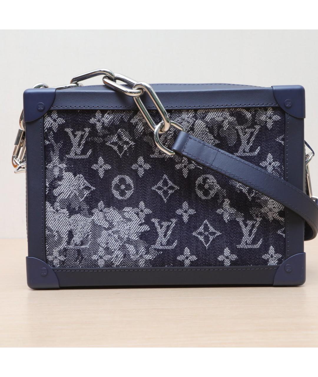 LOUIS VUITTON Темно-синяя сумка через плечо, фото 3