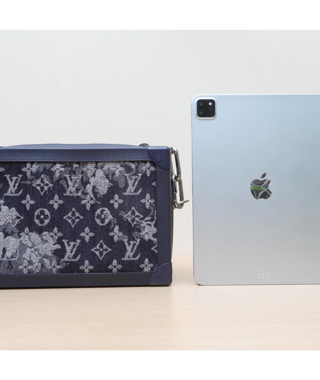 LOUIS VUITTON Темно-синяя сумка через плечо, фото 7