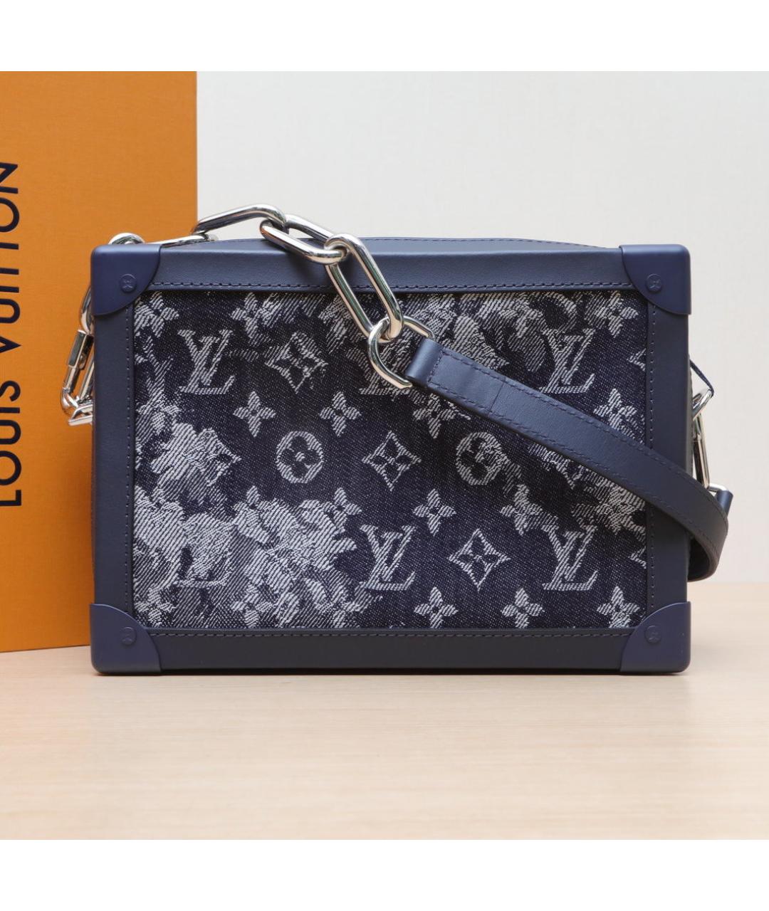 LOUIS VUITTON Темно-синяя сумка через плечо, фото 2