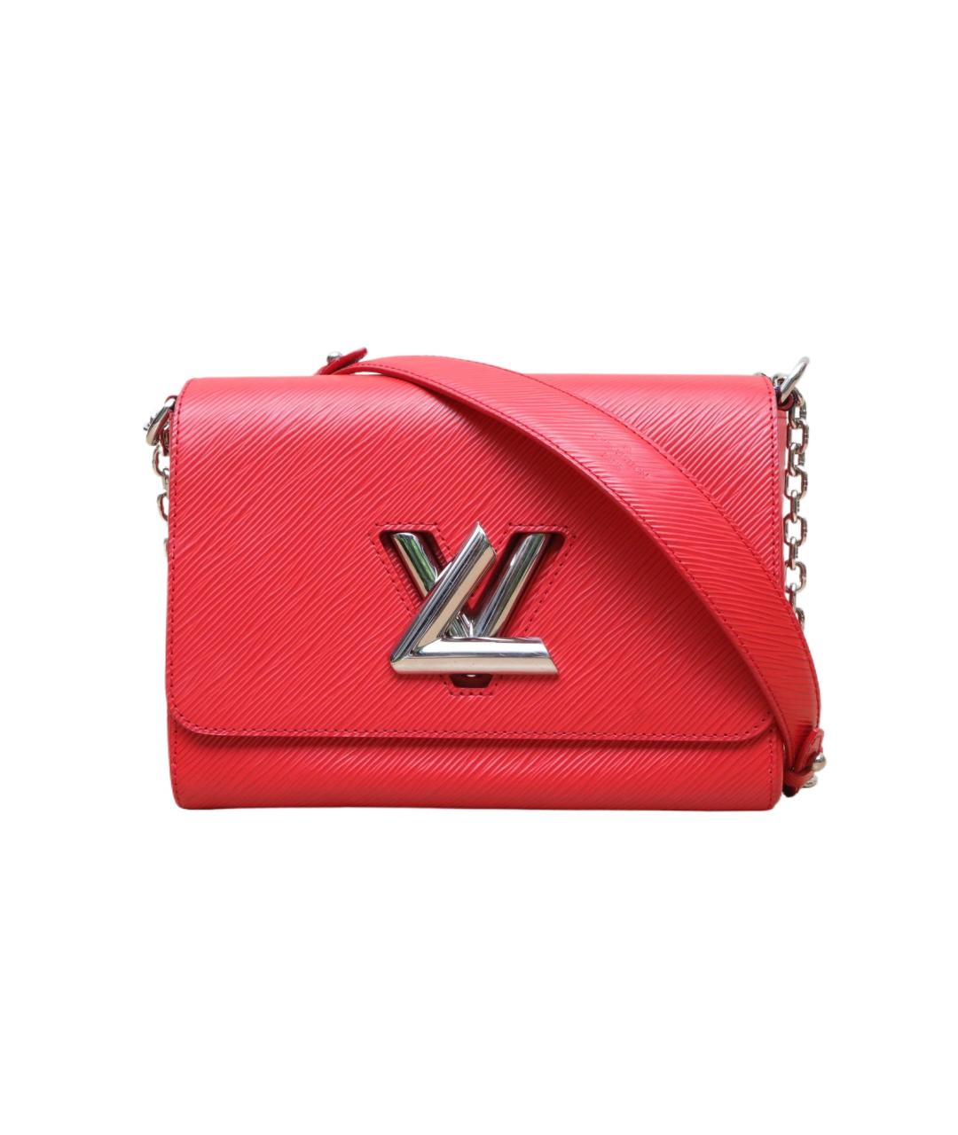 LOUIS VUITTON Красная кожаная сумка через плечо, фото 1