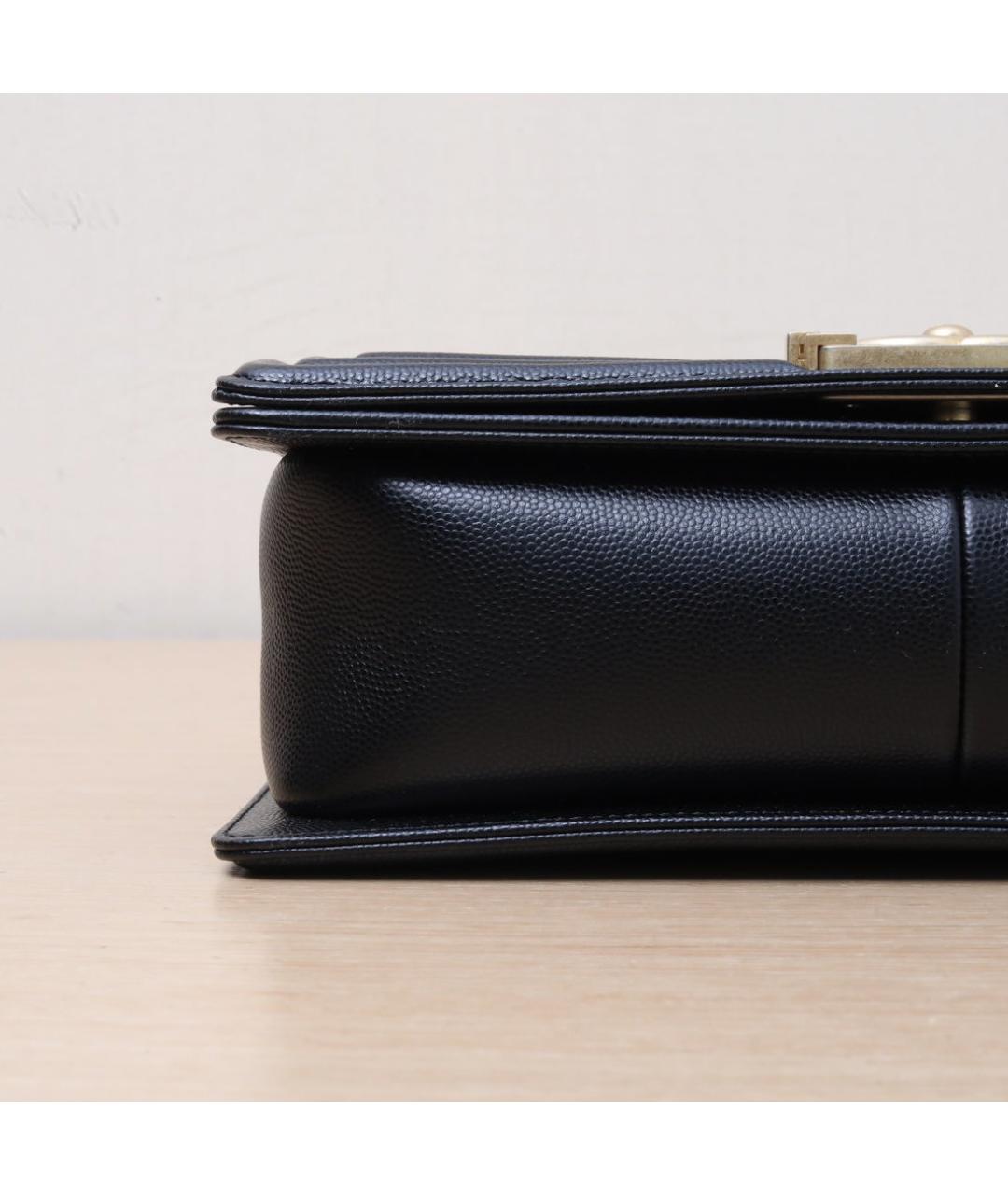 CHANEL Черная кожаная сумка через плечо, фото 9