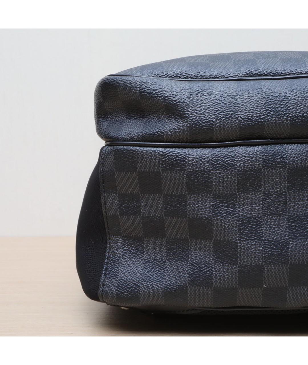 LOUIS VUITTON Черный кожаный рюкзак, фото 9