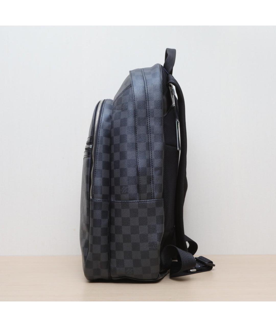 LOUIS VUITTON Черный кожаный рюкзак, фото 5