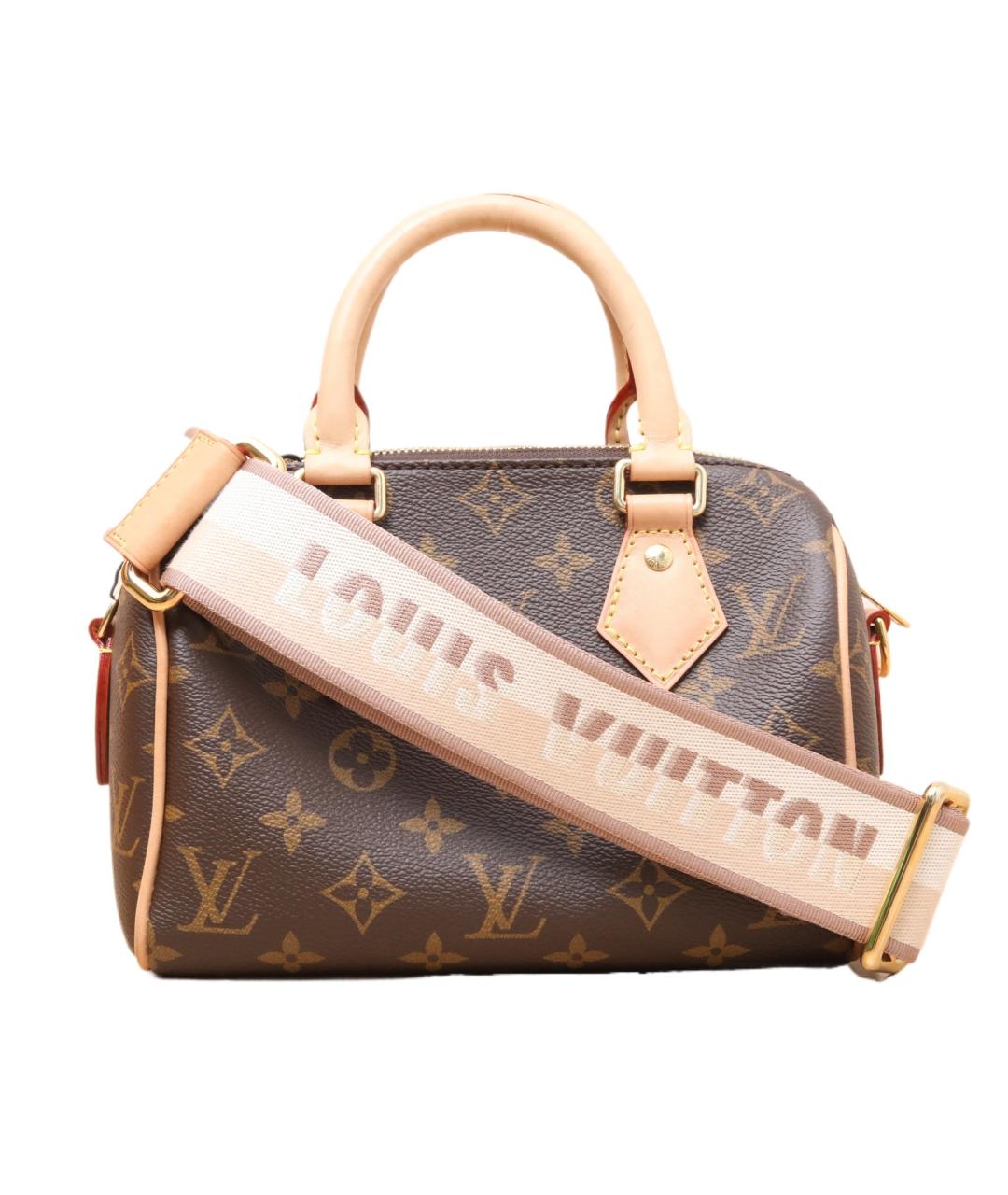LOUIS VUITTON Коричневая кожаная сумка через плечо, фото 1