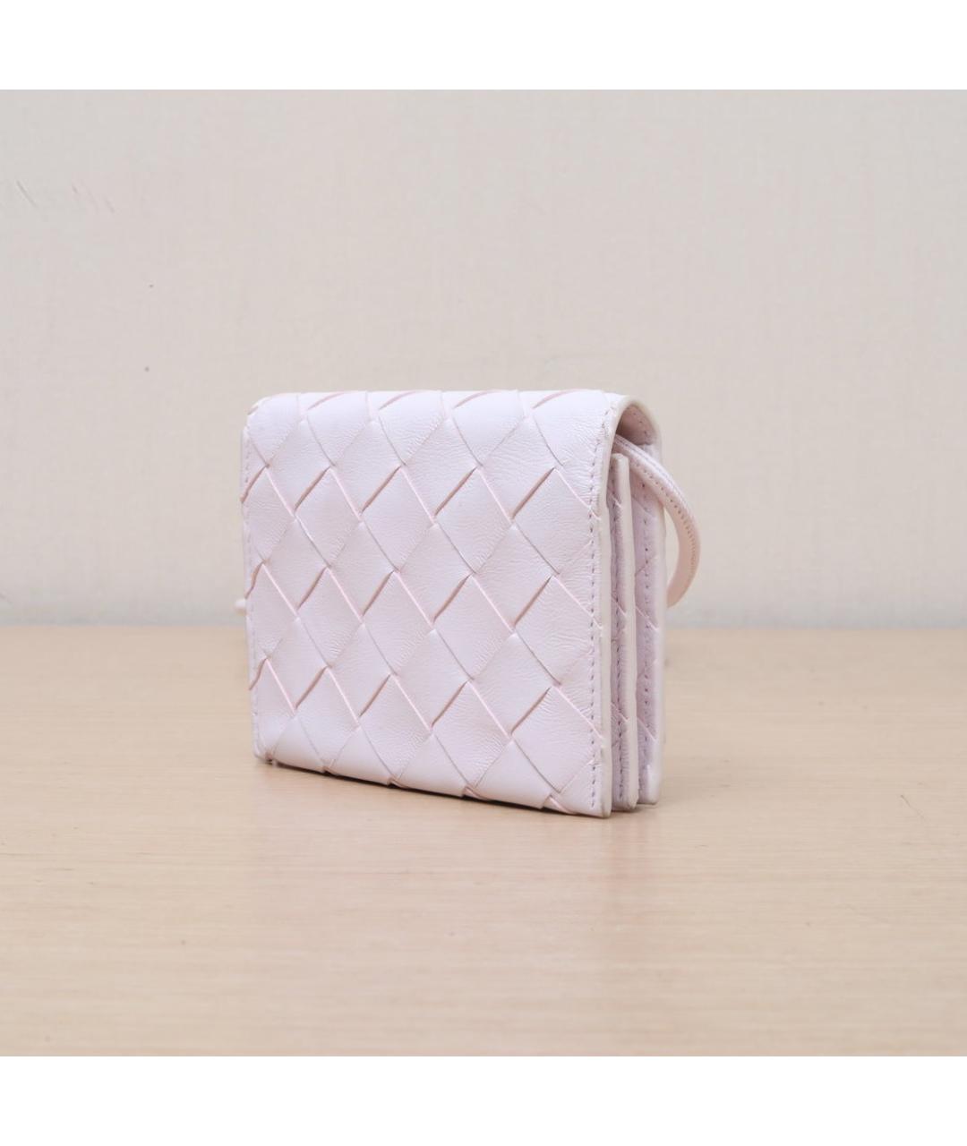 BOTTEGA VENETA Розовая кожаная сумка через плечо, фото 4