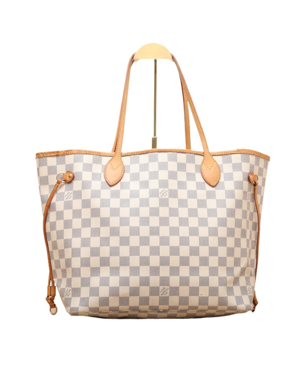 LOUIS VUITTON Белая кожаная сумка тоут, фото 1