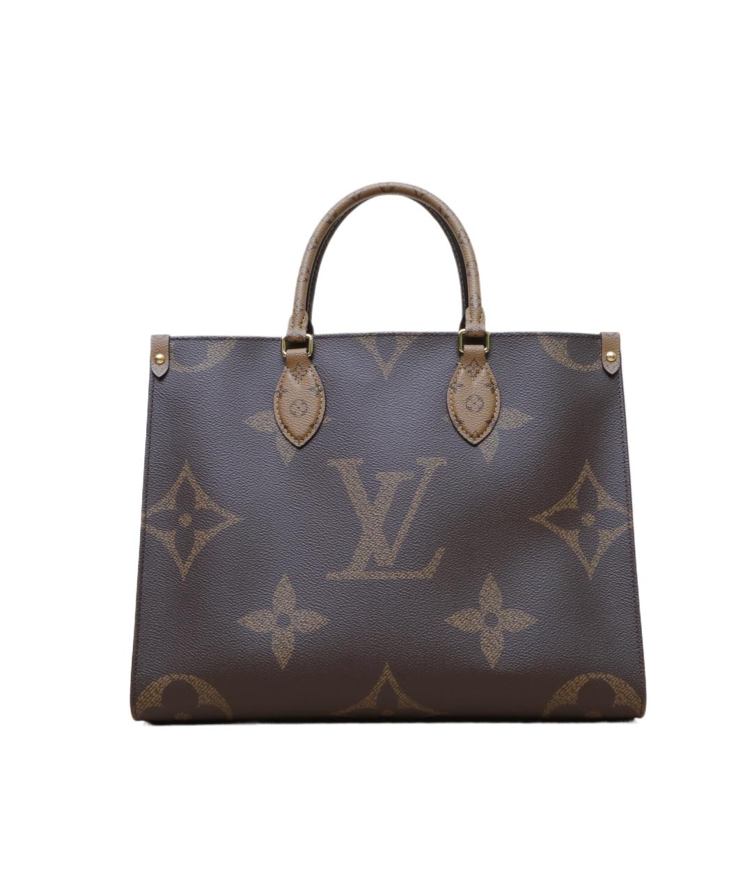 LOUIS VUITTON Коричневая кожаная сумка через плечо, фото 1