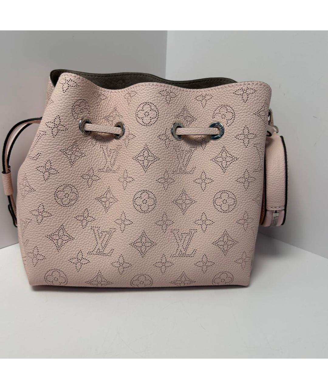 LOUIS VUITTON Розовая кожаная сумка через плечо, фото 7