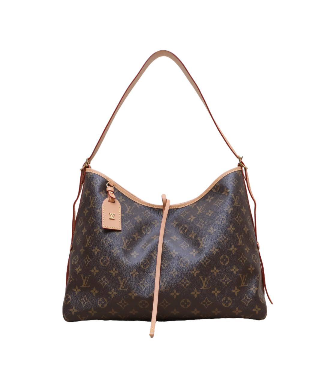 LOUIS VUITTON Коричневая кожаная сумка через плечо, фото 1