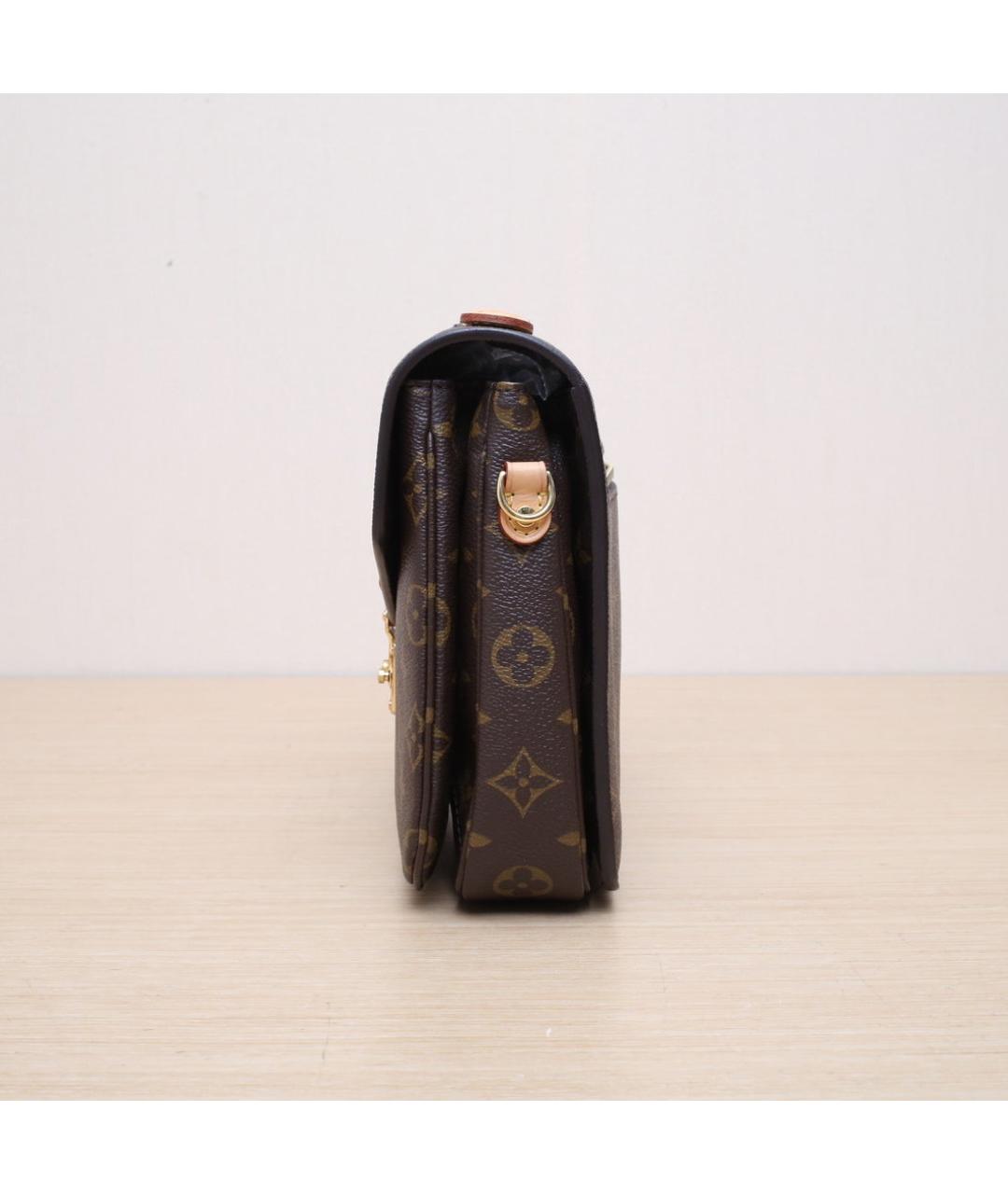 LOUIS VUITTON Коричневая сумка через плечо, фото 5