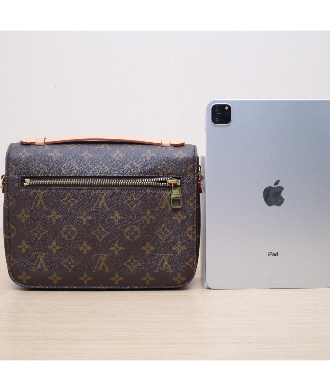 LOUIS VUITTON Коричневая сумка через плечо, фото 7