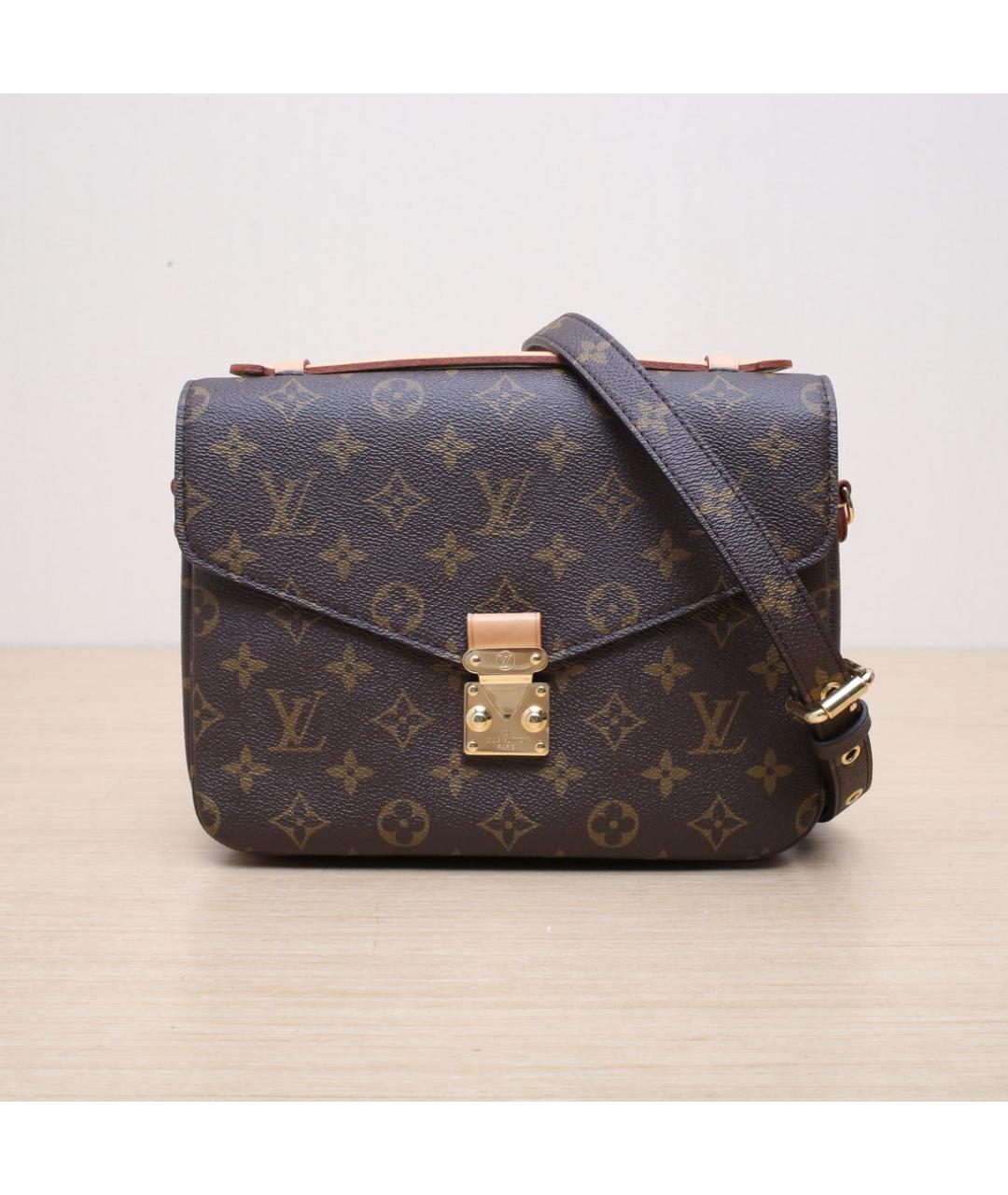 LOUIS VUITTON Коричневая сумка через плечо, фото 3