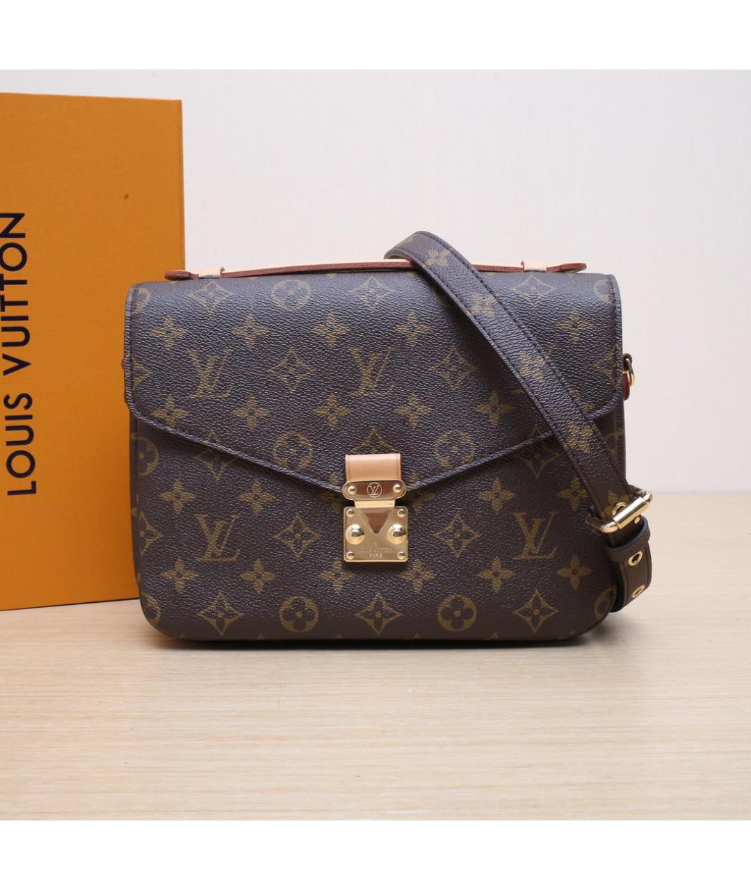 LOUIS VUITTON Коричневая сумка через плечо, фото 2