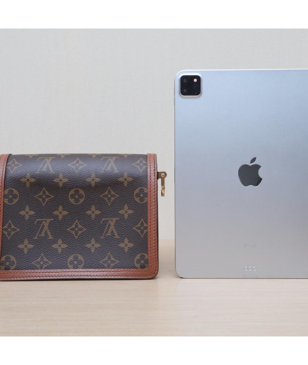 LOUIS VUITTON Коричневая сумка через плечо, фото 7