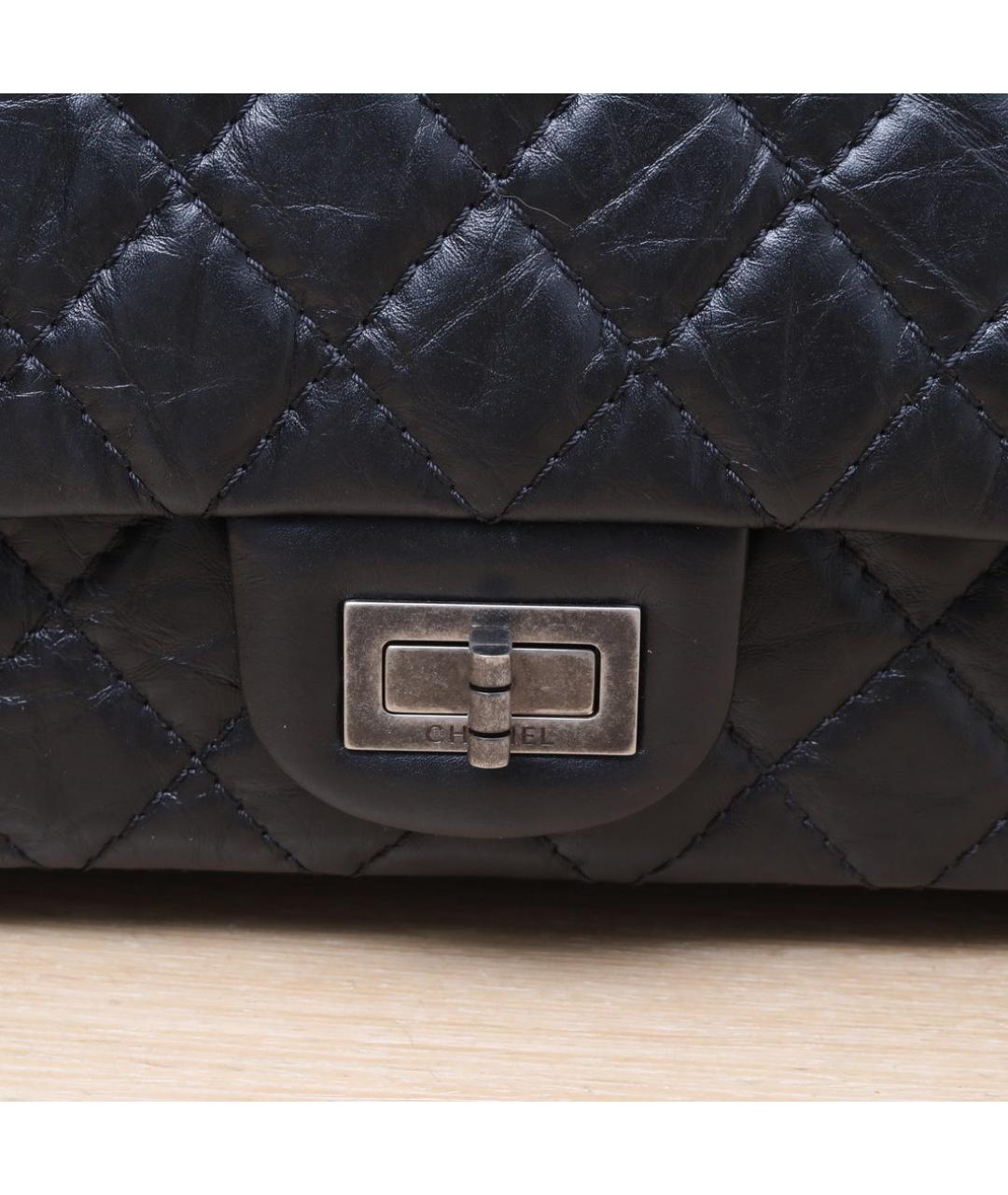 CHANEL Черная кожаная сумка через плечо, фото 8