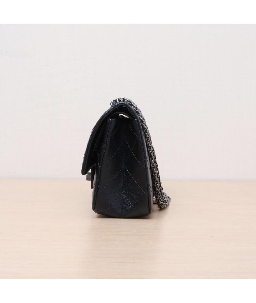 CHANEL Черная кожаная сумка через плечо, фото 5