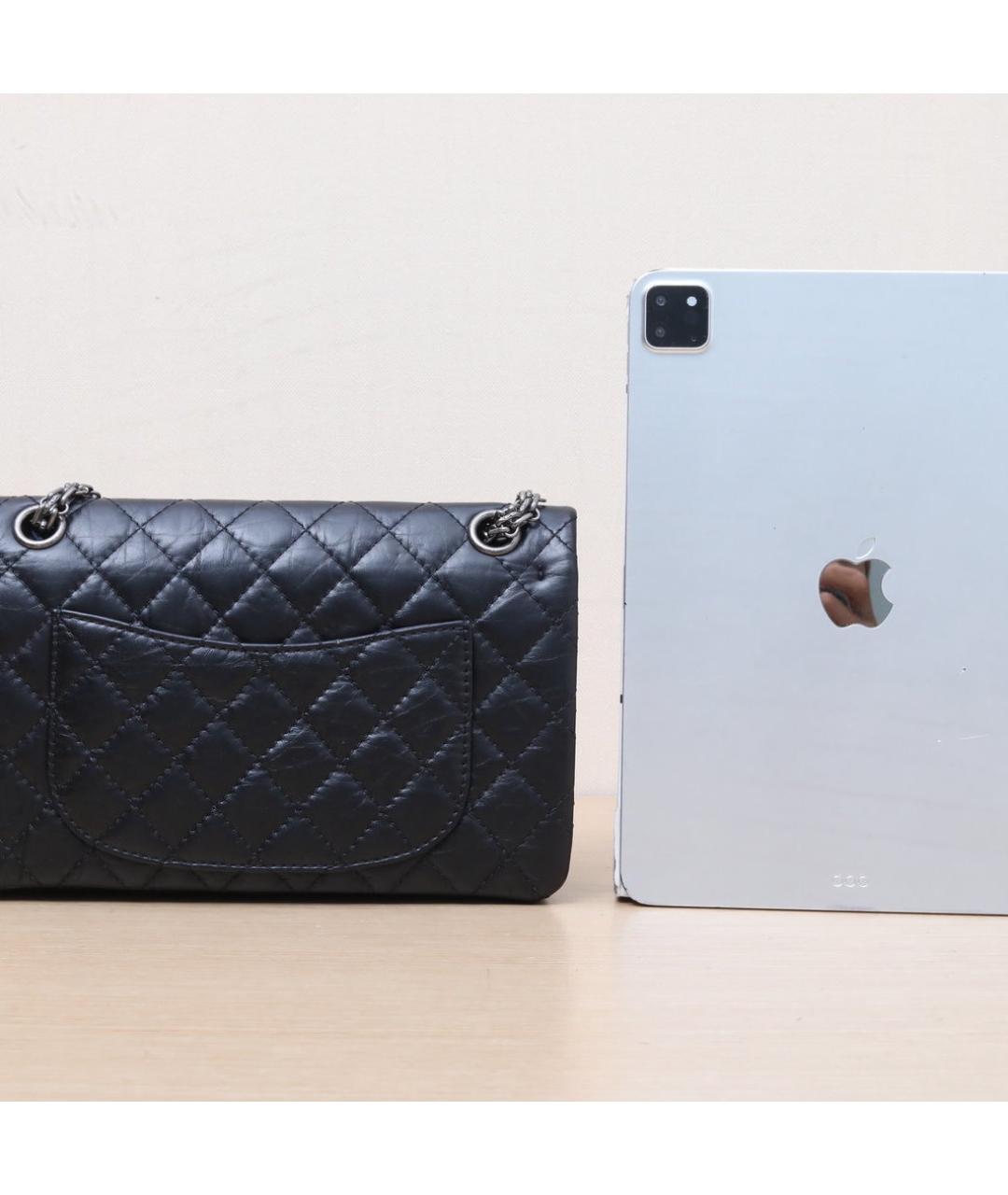 CHANEL Черная кожаная сумка через плечо, фото 7