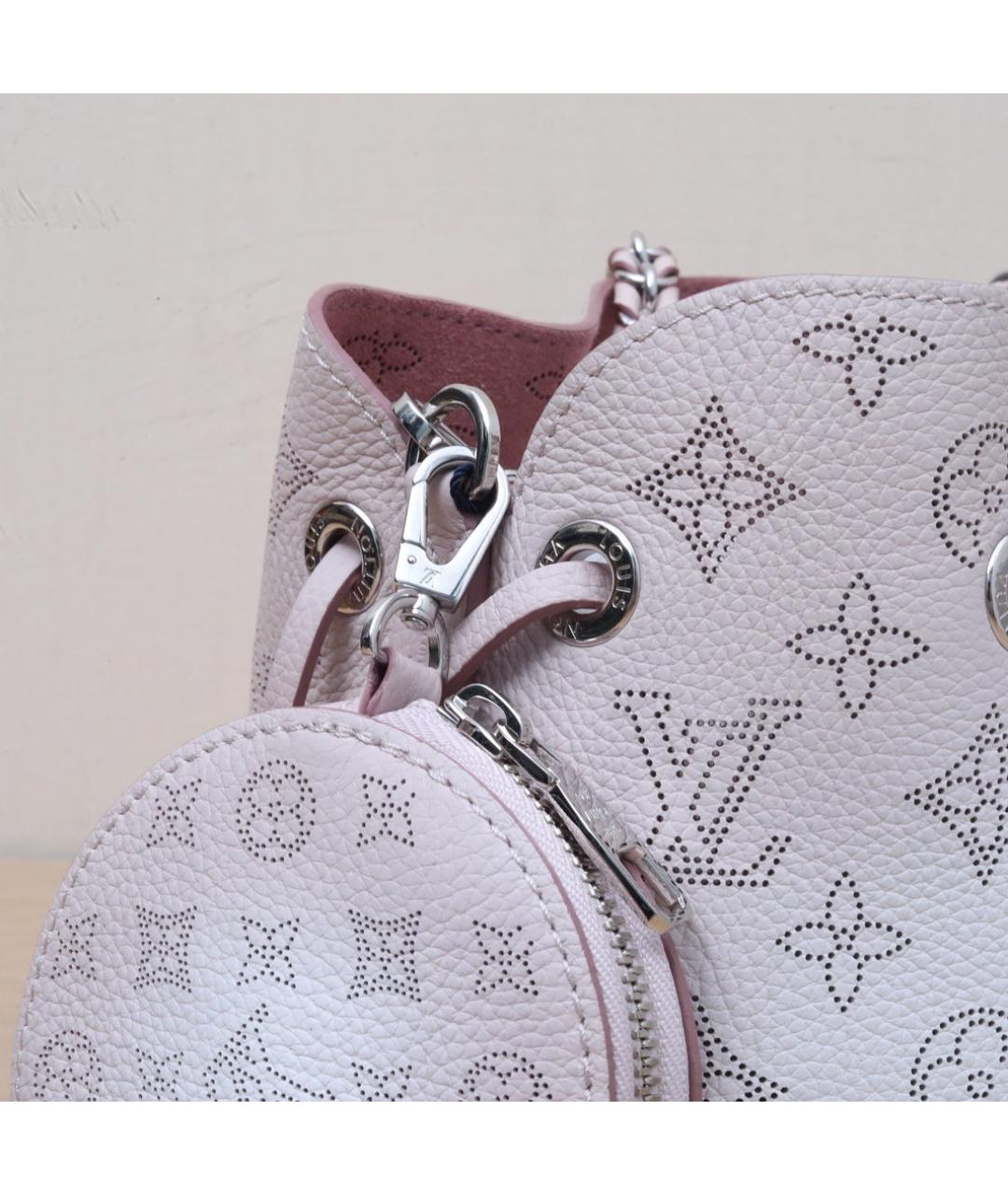 LOUIS VUITTON Белая кожаная сумка через плечо, фото 8