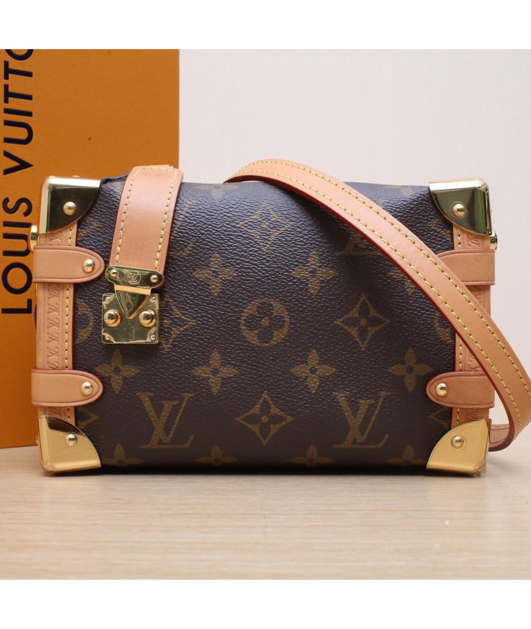 LOUIS VUITTON Коричневая сумка через плечо, фото 2