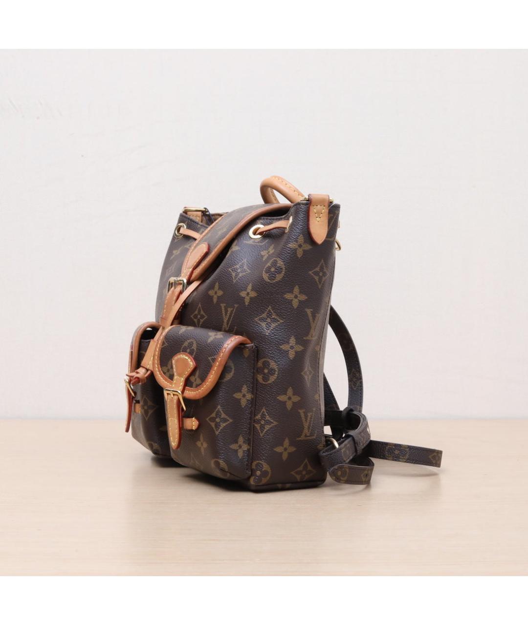 LOUIS VUITTON Коричневый рюкзак, фото 4