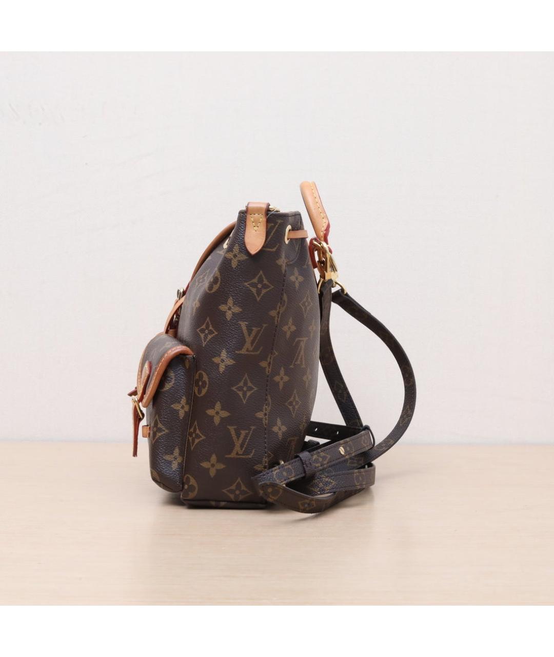 LOUIS VUITTON Коричневый рюкзак, фото 5