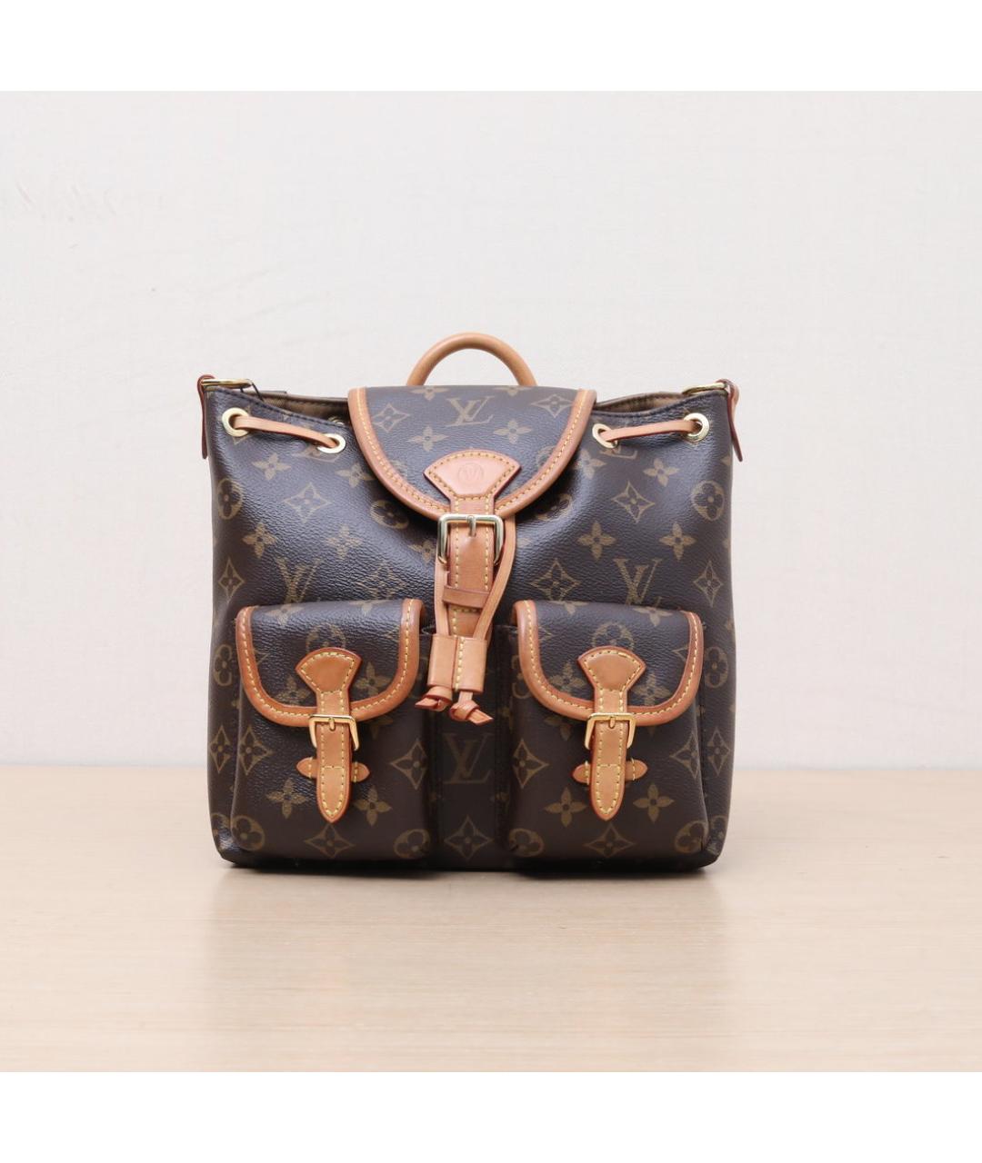 LOUIS VUITTON Коричневый рюкзак, фото 3