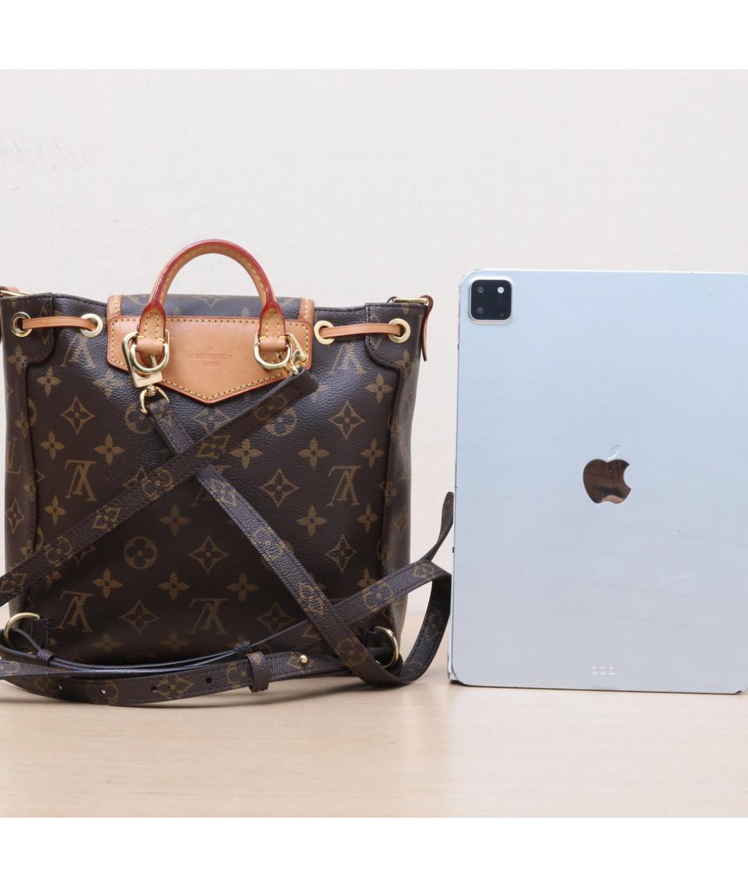 LOUIS VUITTON Коричневый рюкзак, фото 7