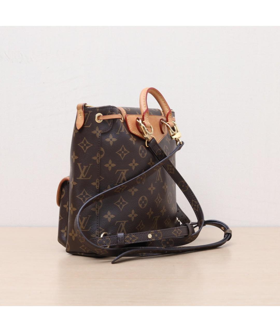 LOUIS VUITTON Коричневый рюкзак, фото 6