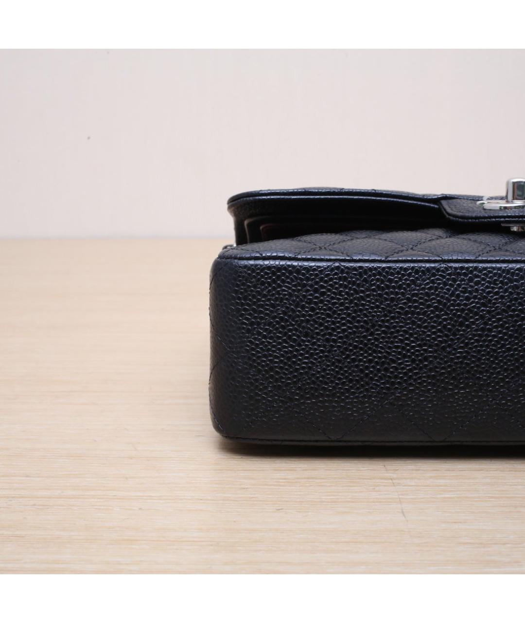 CHANEL Черная кожаная сумка через плечо, фото 9