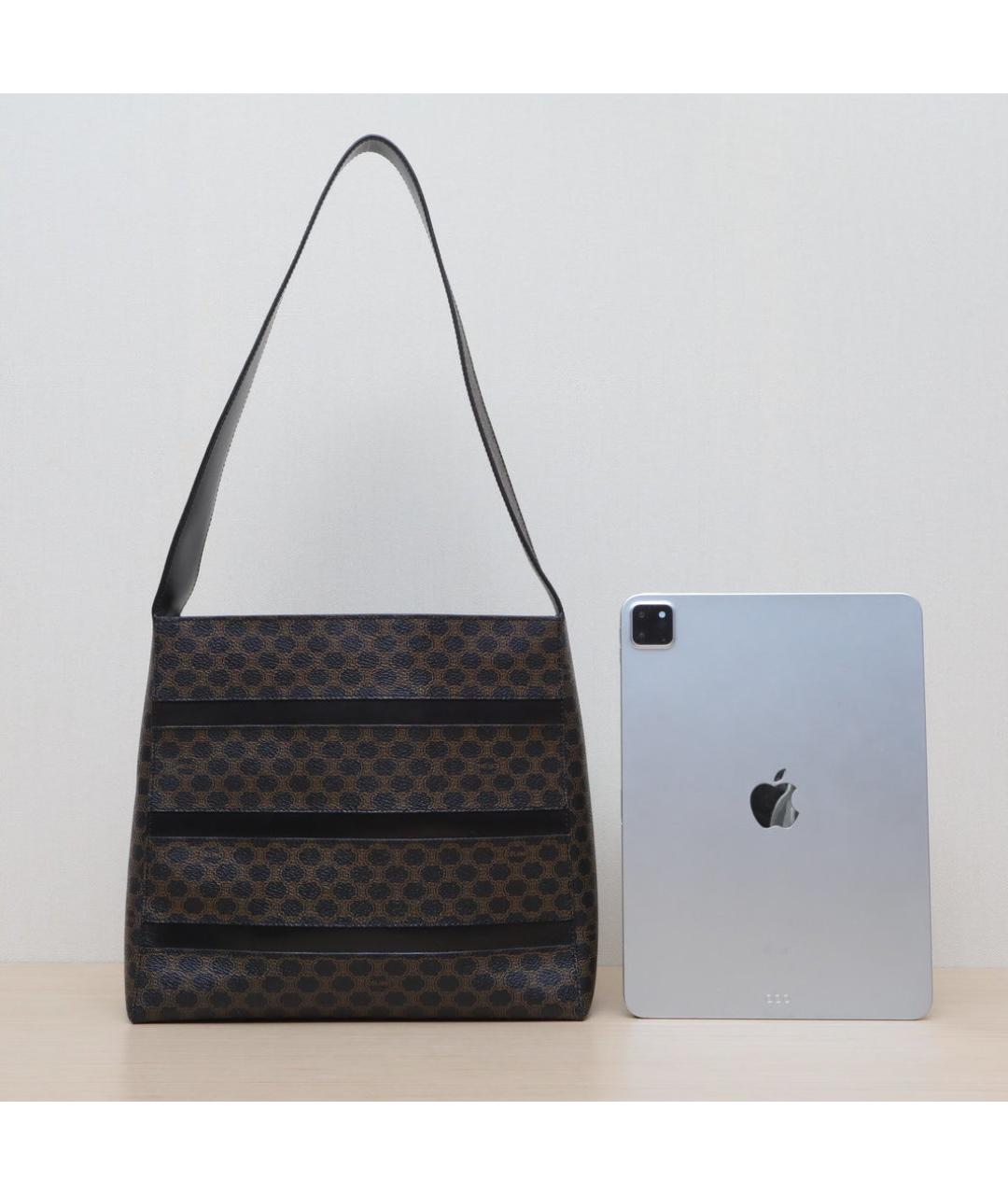 CELINE Коричневая сумка через плечо, фото 7