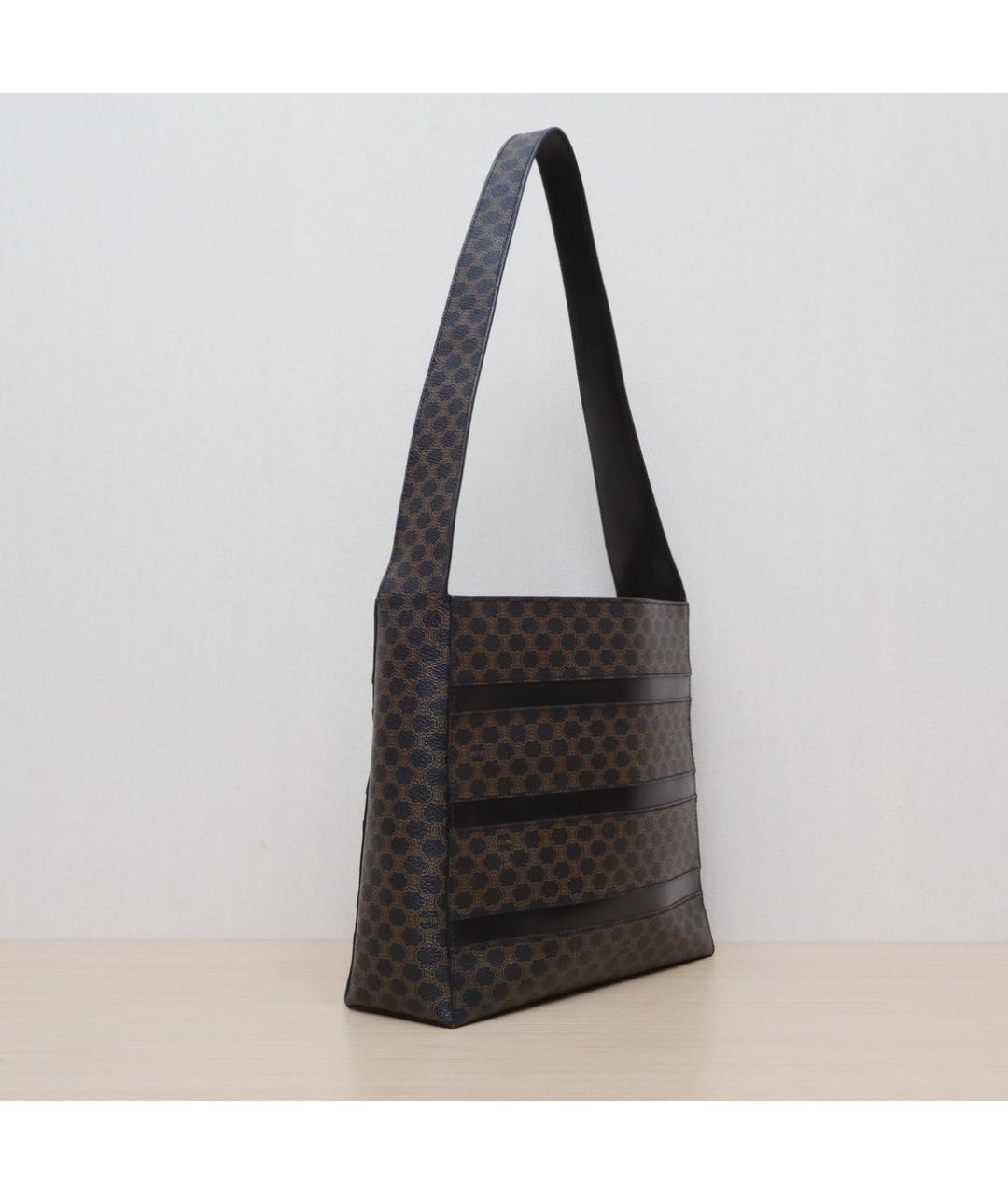 CELINE Коричневая сумка через плечо, фото 6