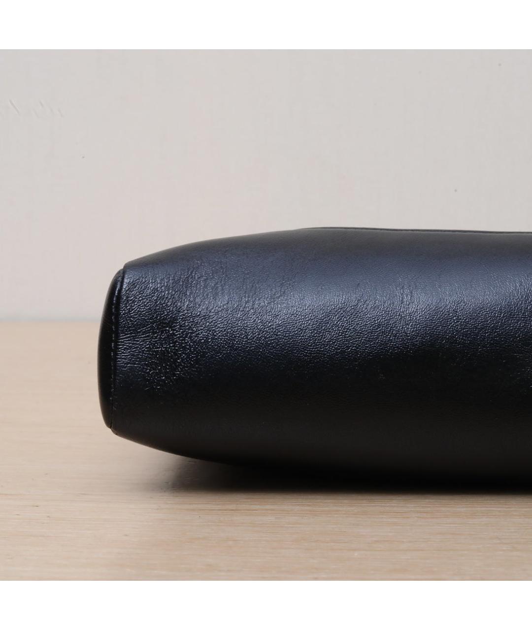 CHANEL Черная кожаная сумка через плечо, фото 9