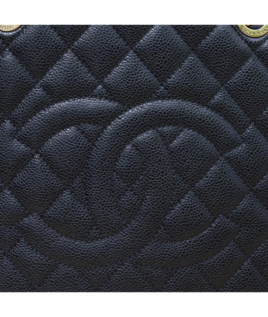 CHANEL Черная кожаная сумка через плечо, фото 8