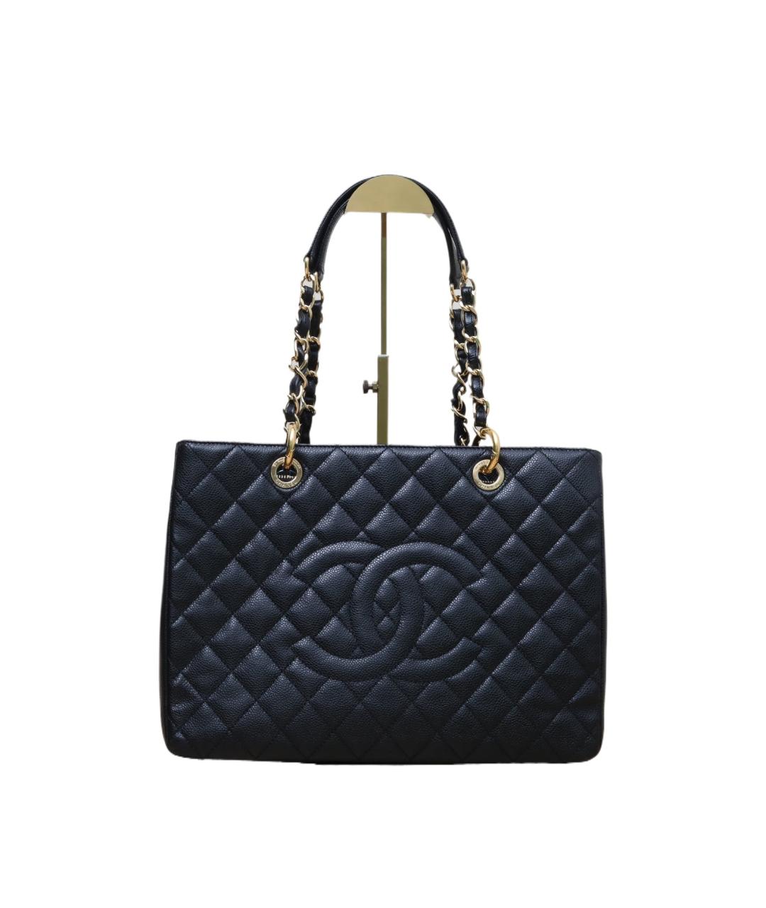 CHANEL Черная кожаная сумка через плечо, фото 10