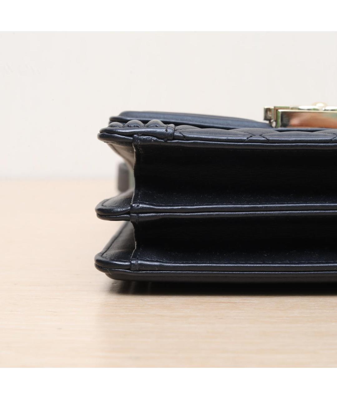 CHANEL Черная кожаная сумка через плечо, фото 9