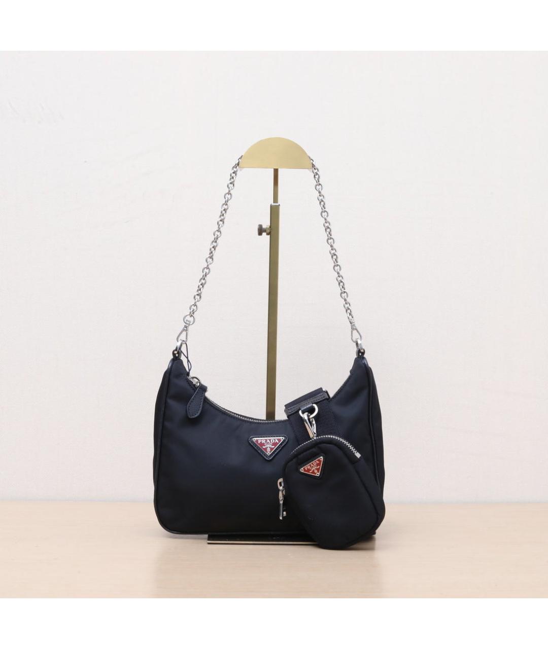 PRADA Черная сумка через плечо, фото 3
