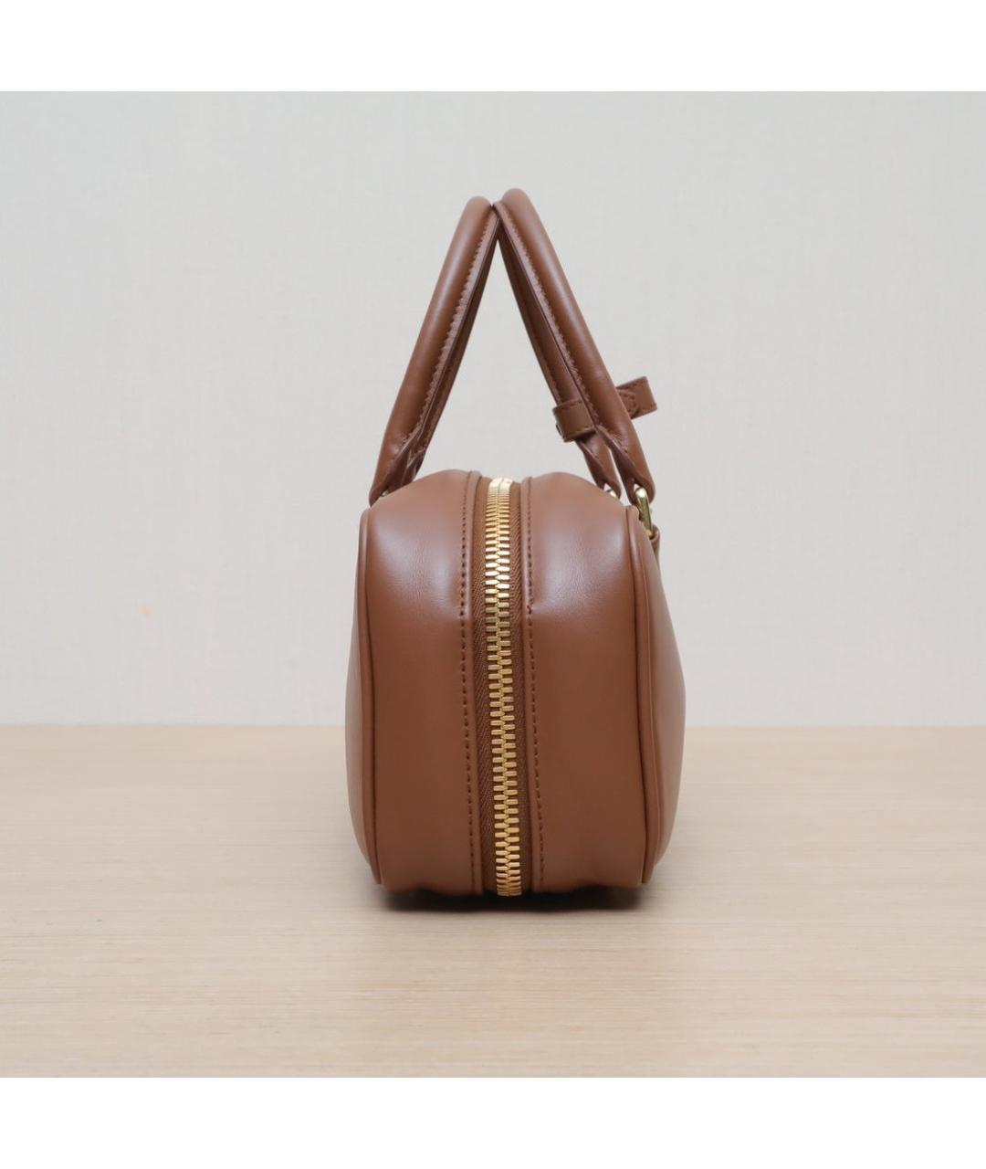 MIU MIU Коричневая кожаная сумка через плечо, фото 5