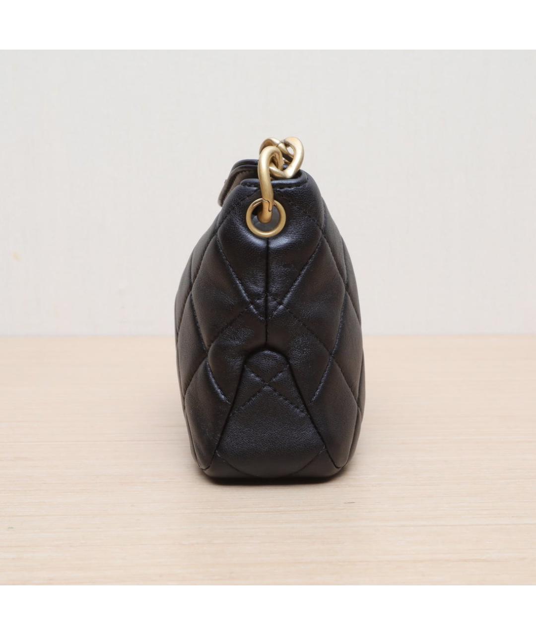 CHANEL Черная кожаная сумка через плечо, фото 5