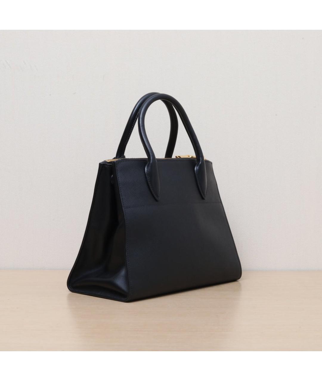 PRADA Черная кожаная сумка через плечо, фото 6