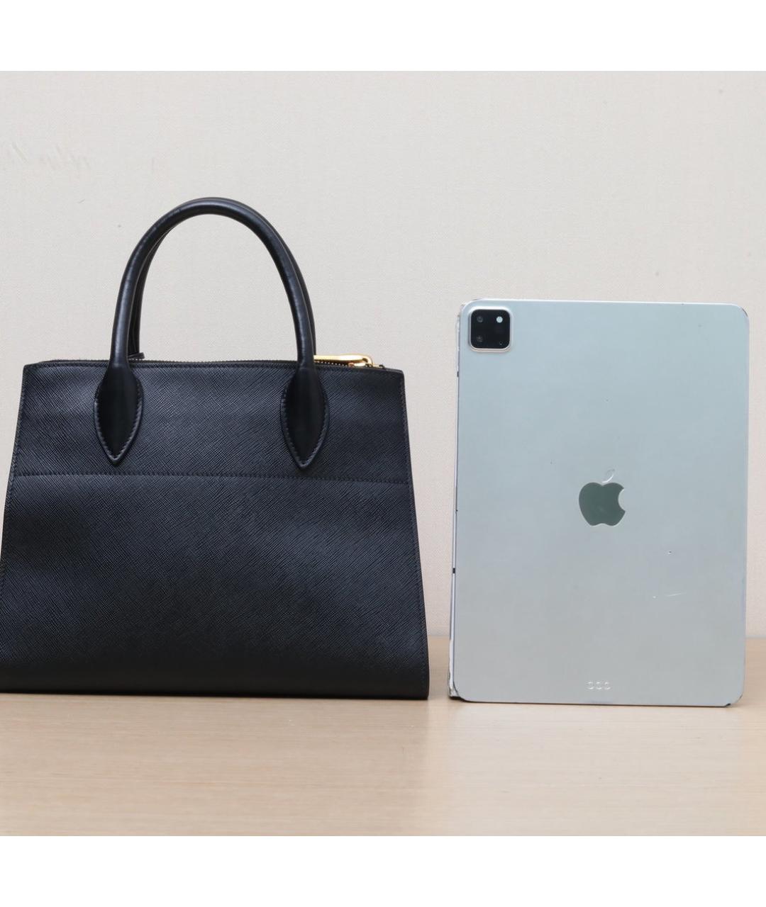 PRADA Черная кожаная сумка через плечо, фото 7