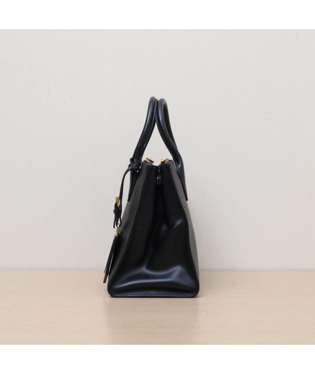 PRADA Черная кожаная сумка через плечо, фото 5