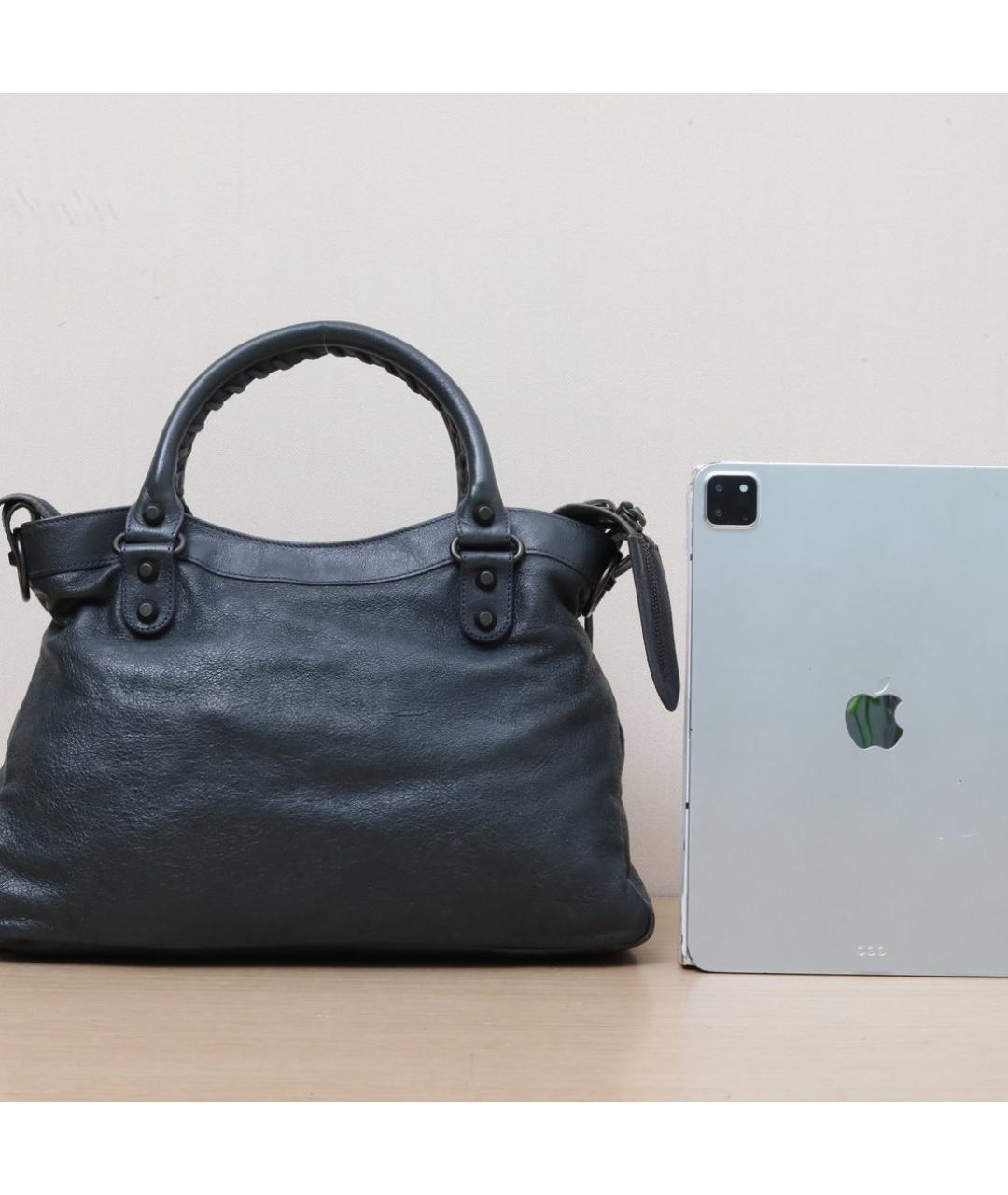 BALENCIAGA Зеленая кожаная сумка через плечо, фото 7