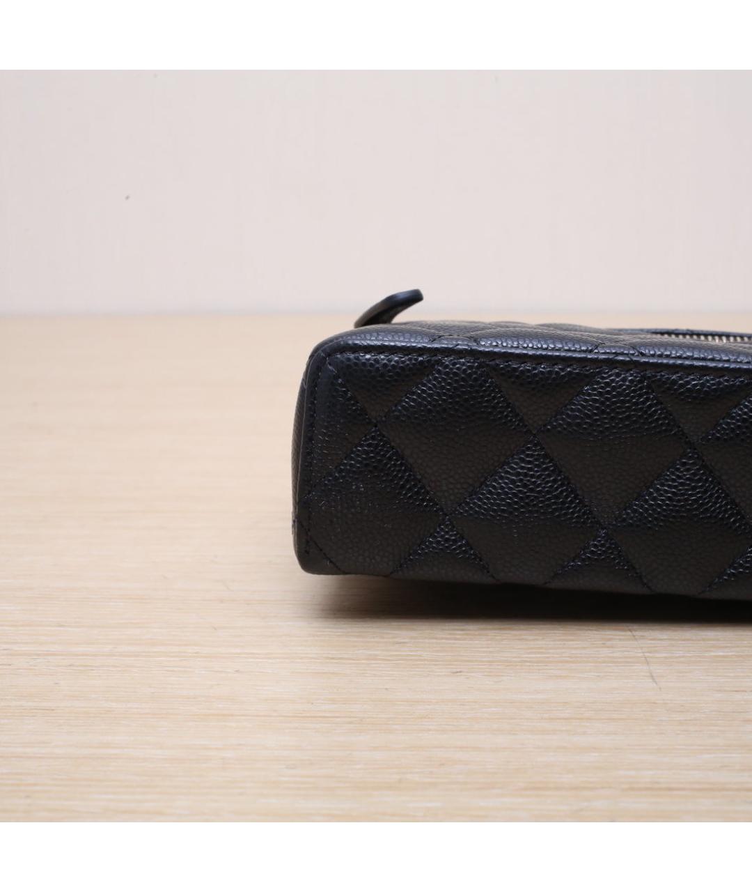 CHANEL Черная кожаная сумка через плечо, фото 9